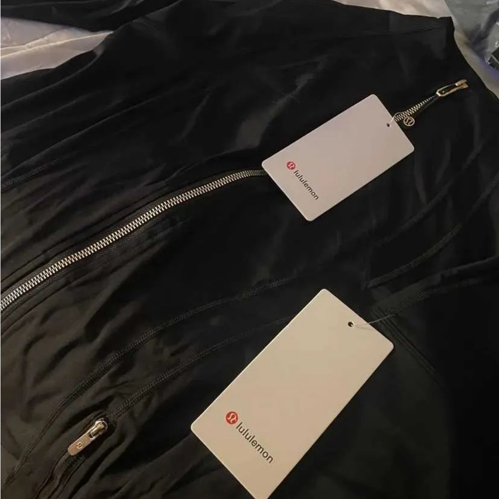 Lululemon Athletica Black Zip-Up Jacket